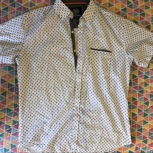 Mens partisan button up shirt